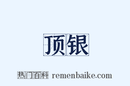 顶银是什么意思的图片